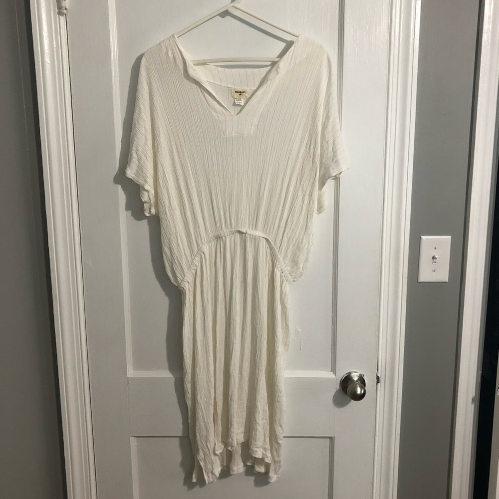 World Market White & Gold Dress O/S